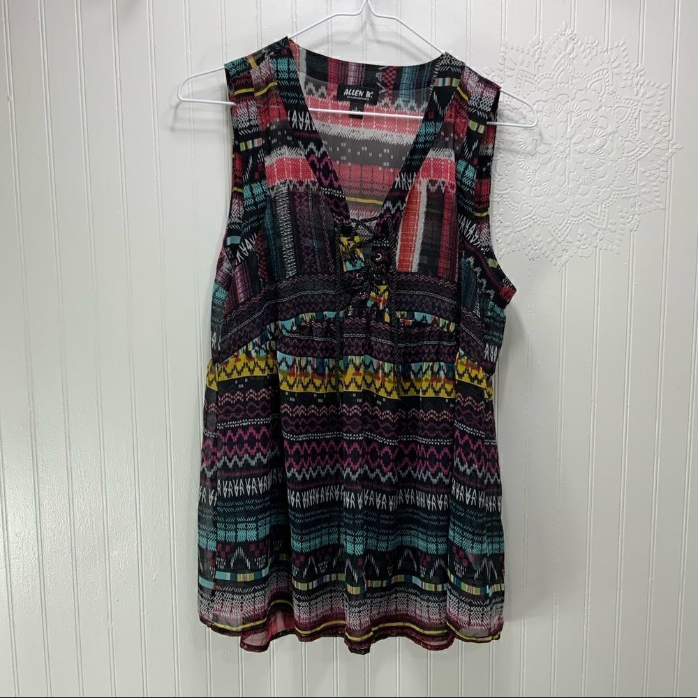 ALLEN B by Allen Schwartz sleeveless blouse top